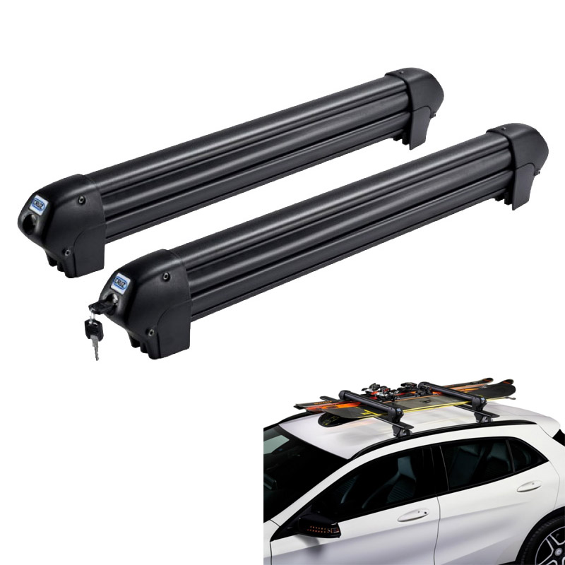Βλησαρούλης Car Center - Μπάρες Βάσεις Σκι / Snowboard Cruz Ski Rack Dark 6 940-223 (6 Ζεύγη Σκι ή 4 Snowboards) 2 Τεμάχια