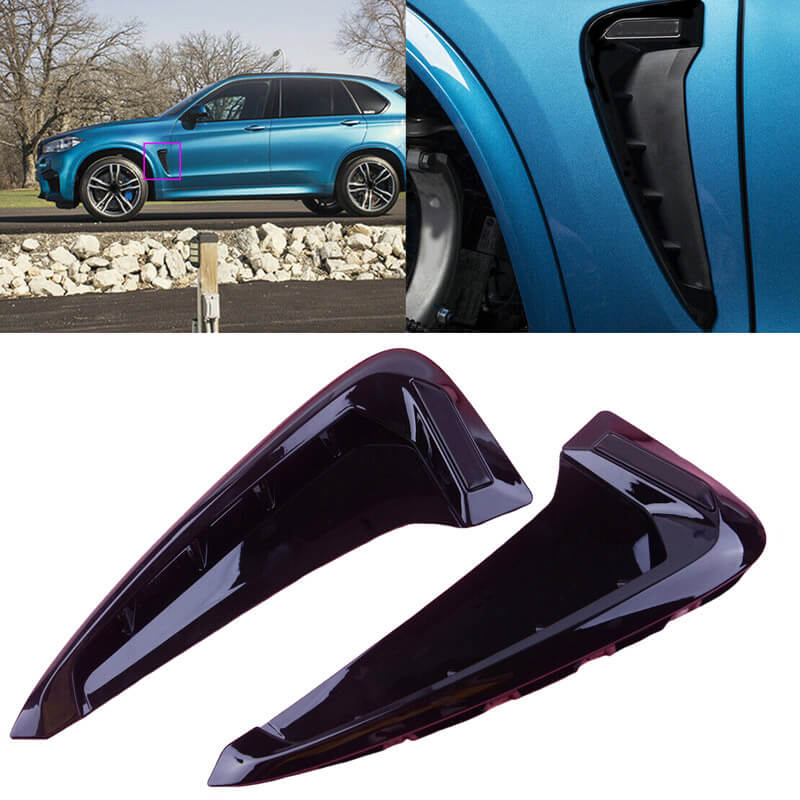 Βλησαρούλης Car Center - Αεραγωγοί Φτερών Για Bmw X5 F15 13-18 M-Look Μαύρο Γυαλιστερό 2 pcs
