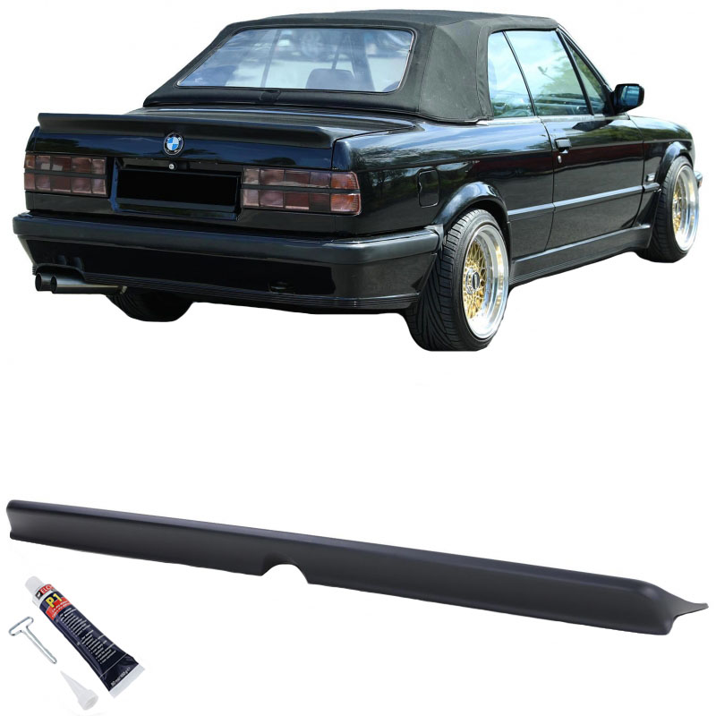 Βλησαρούλης Car Center - Αεροτομή Πορτ Παγκάζ Για Bmw 3 E30 82-94 M-Tech 1 Look Lipspoiler Από Abs Πλαστικό