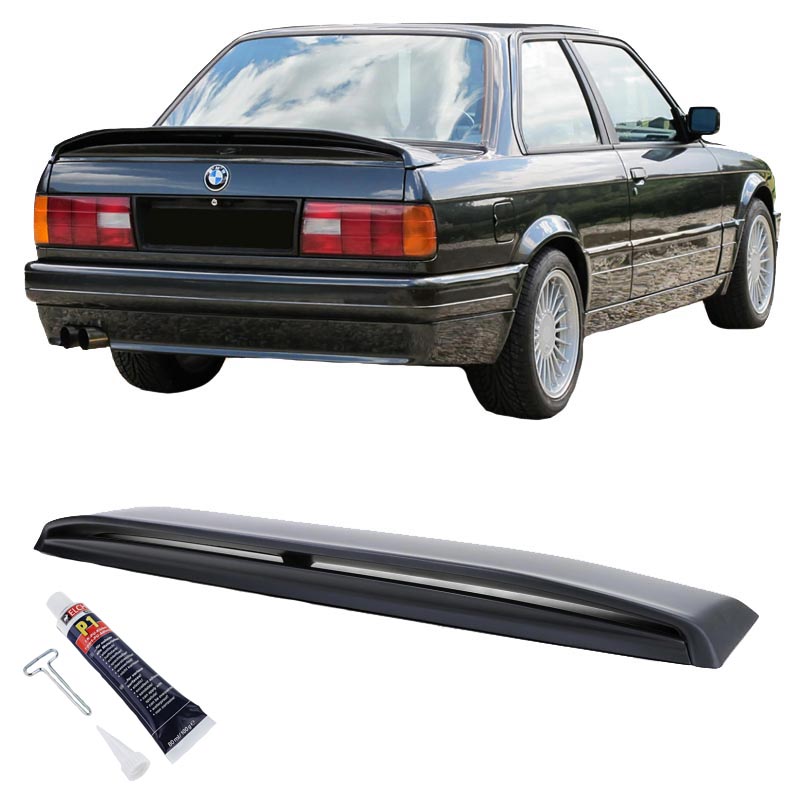 Βλησαρούλης Car Center - Αεροτομή Πορτ Παγκάζ Για Bmw 3 E30 82-94 M-Tech 2 Look Διπλή Από Abs Πλαστικό