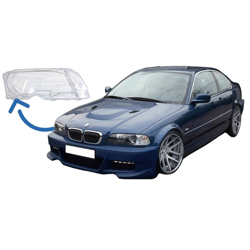 Βλησαρούλης Car Center - Κρύσταλλο Φαναριού Δεξί Για Bmw 3 E46 Coupe 99-03 Xenon & Halogen 1 Τεμάχιο