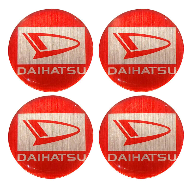 Βλησαρούλης Car Center - Αυτοκόλλητα Κέντρου Ζαντών Daihatsu Από Σμάλτο 60mm Set 4 Τεμάχια