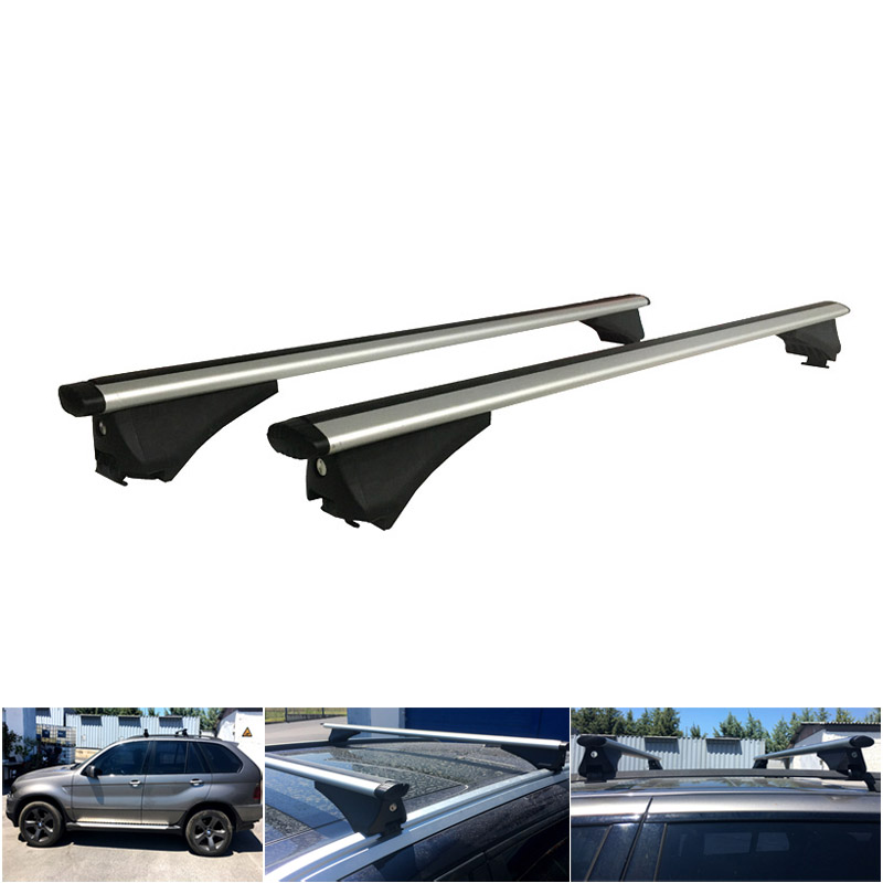 Βλησαρούλης Car Center - Μπάρες Οροφής &apos;&apos;AERO&apos;&apos; Αεροδυναμικές Αλουμινίου Με Κλειδαριές 123cm Railing System 2 Τεμάχια
