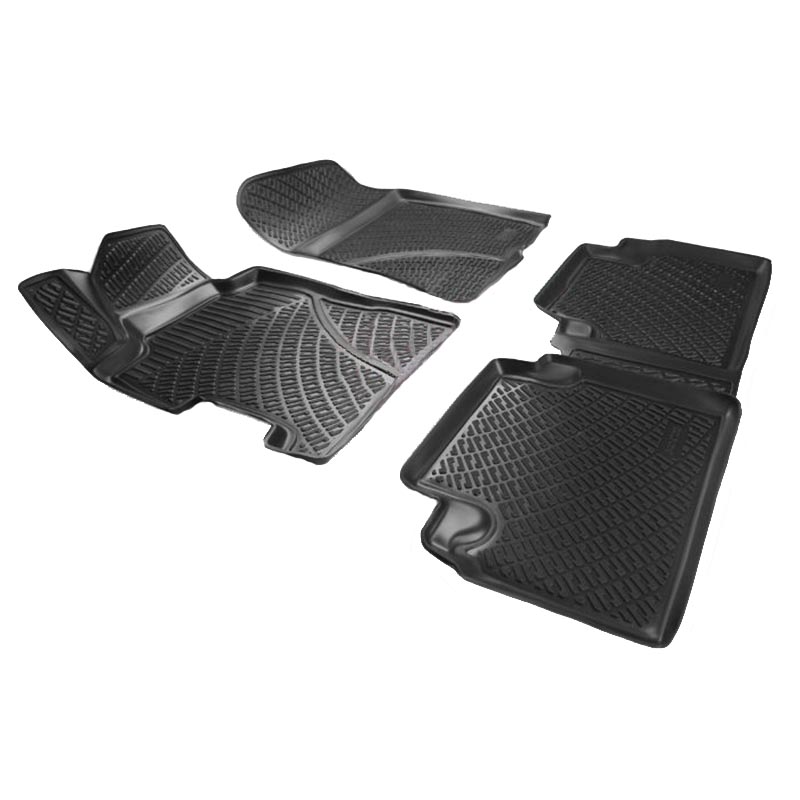 Βλησαρούλης Car Center - Πατάκια Σκαφάκια 3D Από Λάστιχο TPE Για Honda Civic Sedan 2005-2011 Rizline 4 Τεμάχια Μαύρα
