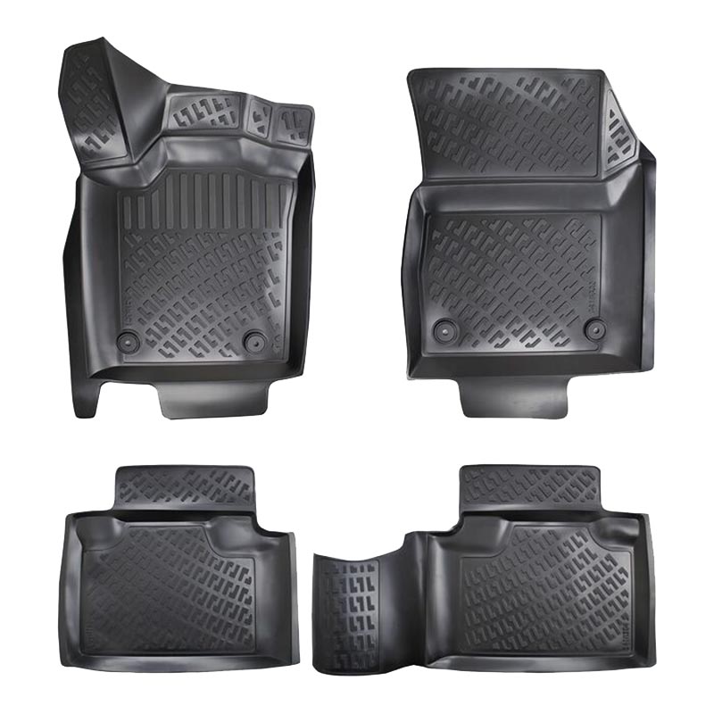 Βλησαρούλης Car Center - Πατάκια Σκαφάκια 3D Από Λάστιχο TPE Για Jeep Grand Cherokee 2011- Rizline 4 Τεμάχια Μαύρα