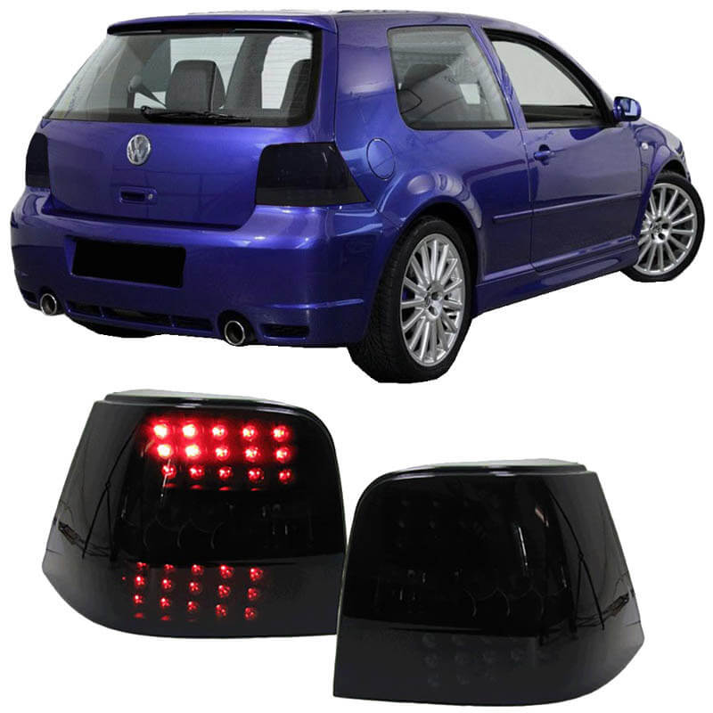 Βλησαρούλης Car Center - Πισινά Φανάρια Set Για Vw Golf IV (4) 97-03 Led Φιμέ Winjet