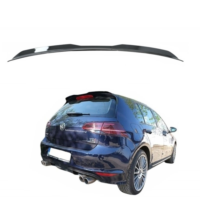 Βλησαρούλης Car Center - Αεροτομή Οροφής Πρόσθετο Για Vw Golf VII 7 & 7,5 12-20 Για Standard Έκδοση Piano Black Από Abs Πλαστικό