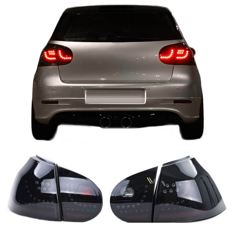 Βλησαρούλης Car Center - Πισινά Φανάρια Set Για Vw Golf V (5) 03-08 Led Urban Style Μαύρα Winjet