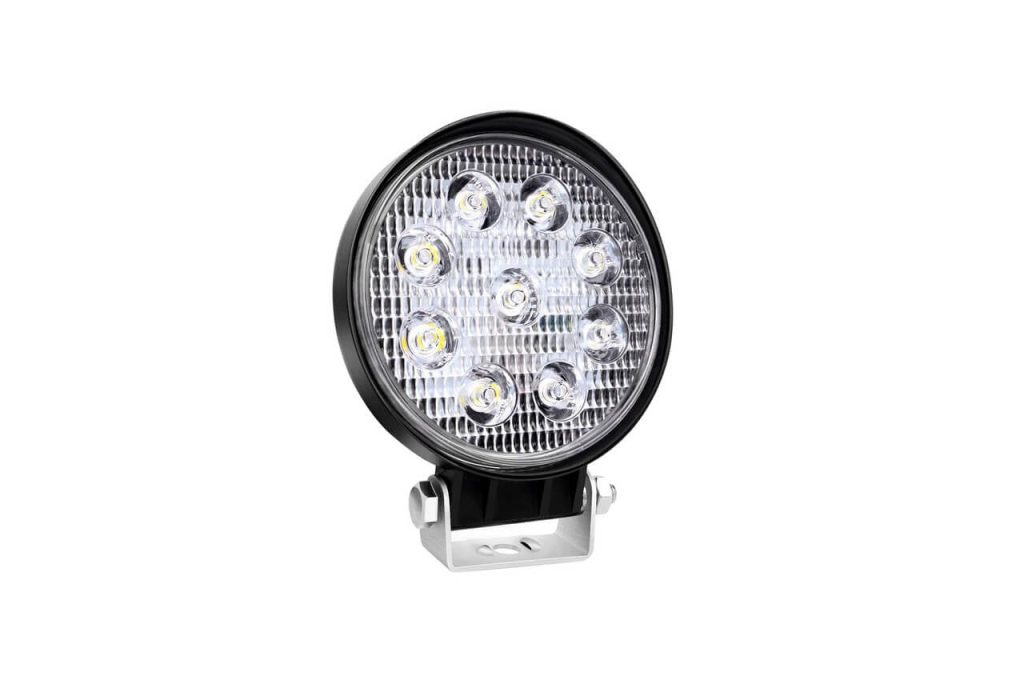 Βλησαρούλης Car Center - Προβολέας Εργασίας 9Led Στρόγγυλος Ø110 35W Flat 9-36V AWL06 Amio