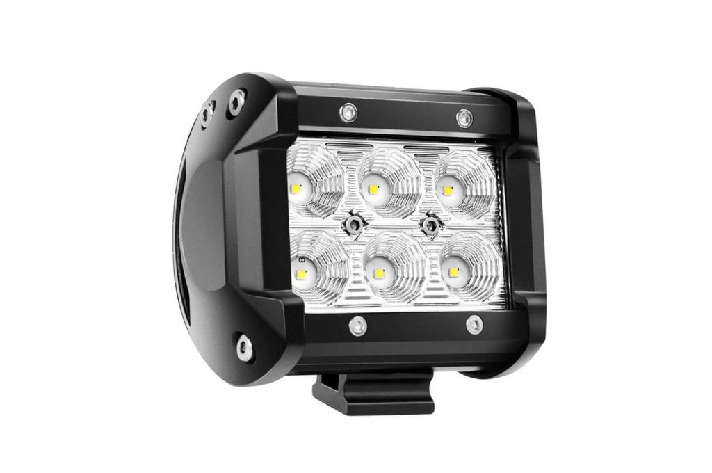Βλησαρούλης Car Center - Προβολέας Εργασίας 6Led Τετράγωνος 95mm x 77mm 18W Flat 9-36V AWL17 Amio