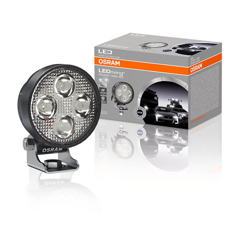 Βλησαρούλης Car Center - Προβολέας Εργασίας Led Osram Round VX80-WD 4 Led 12 / 24 Volt 7.5 Watt LEDDL119-WD