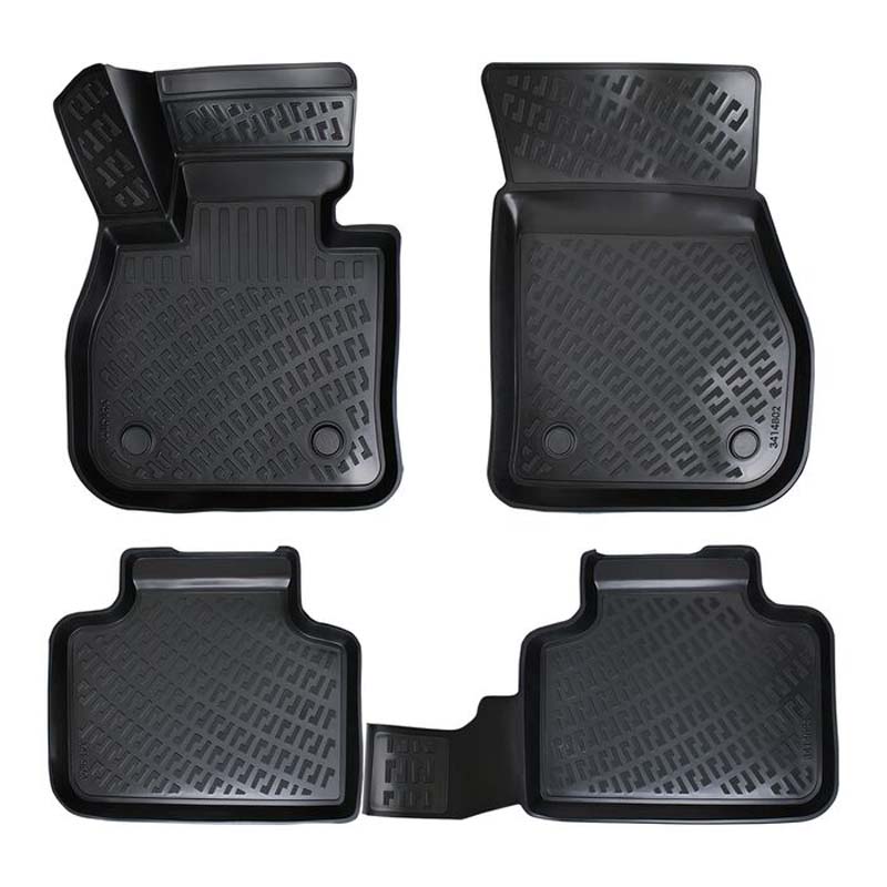 Βλησαρούλης Car Center - Πατάκια Σκαφάκια 3D Από Λάστιχο TPE Για Bmw X2 F39 17+ Black Rizline 4  Τεμάχια Μαύρα