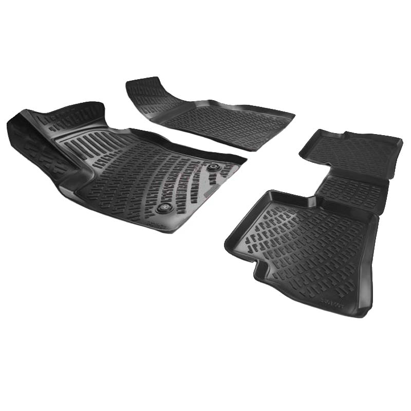 Βλησαρούλης Car Center - Πατάκια Σκαφάκια 3D Από Λάστιχο TPE Για Renault Kadjar 15-21 Rizline 4 Τεμάχια Μαύρα