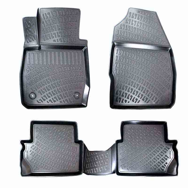 Βλησαρούλης Car Center - Πατάκια Σκαφάκια 3D Από Λάστιχο TPE Για Ford Puma 19+ Rizline 4 Τεμάχια Μαύρα