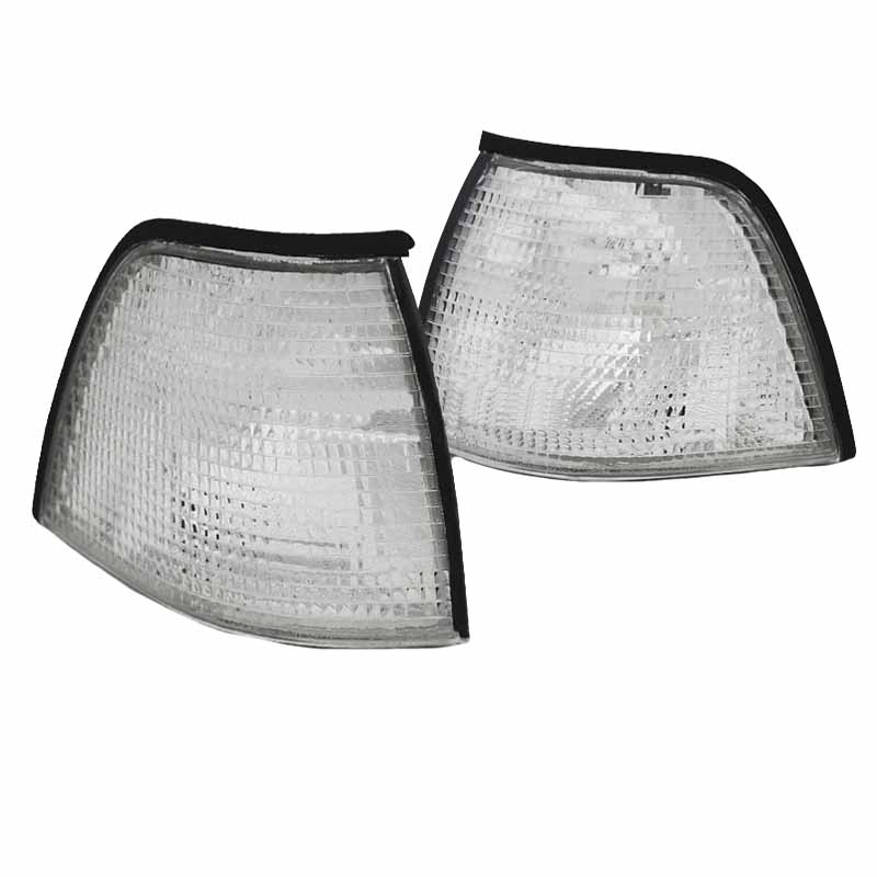Βλησαρούλης Car Center - Μπροστινά Φλας Για Bmw 3 E36 90-99 Sedan/Compact/Touring Λευκά 2 Τεμάχια Depo