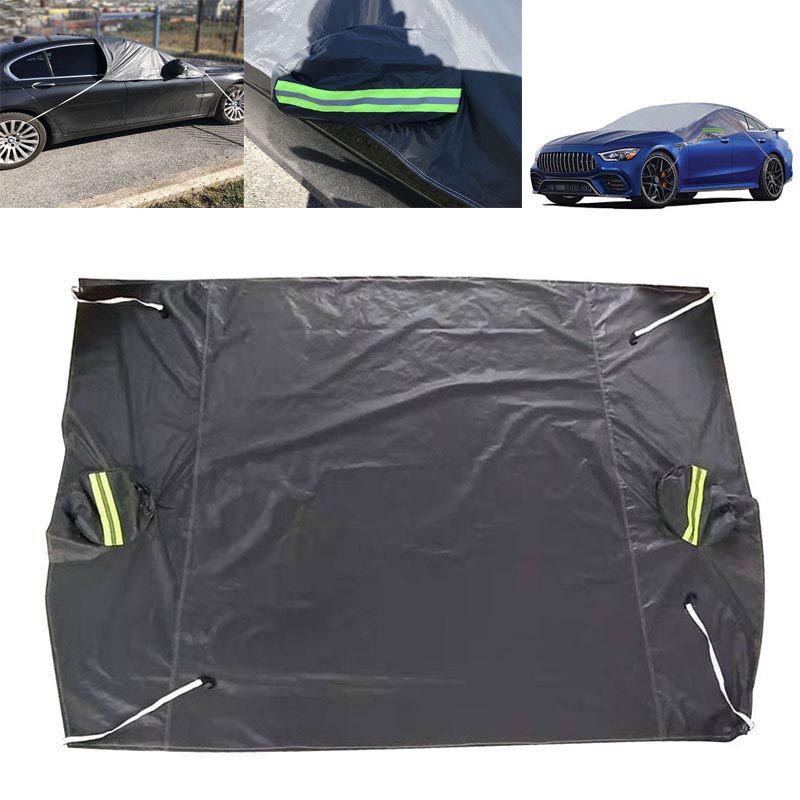 Βλησαρούλης Car Center - Ηλιοπροστασία - Καλύπτρα Εξωτερική Μπροστινών Παραθύρων Ενισχυμένη Με Αντανακλαστική Ταινία Στους Καθρέπτες & Ιμάντες Πρόσδεσης 250x170cm