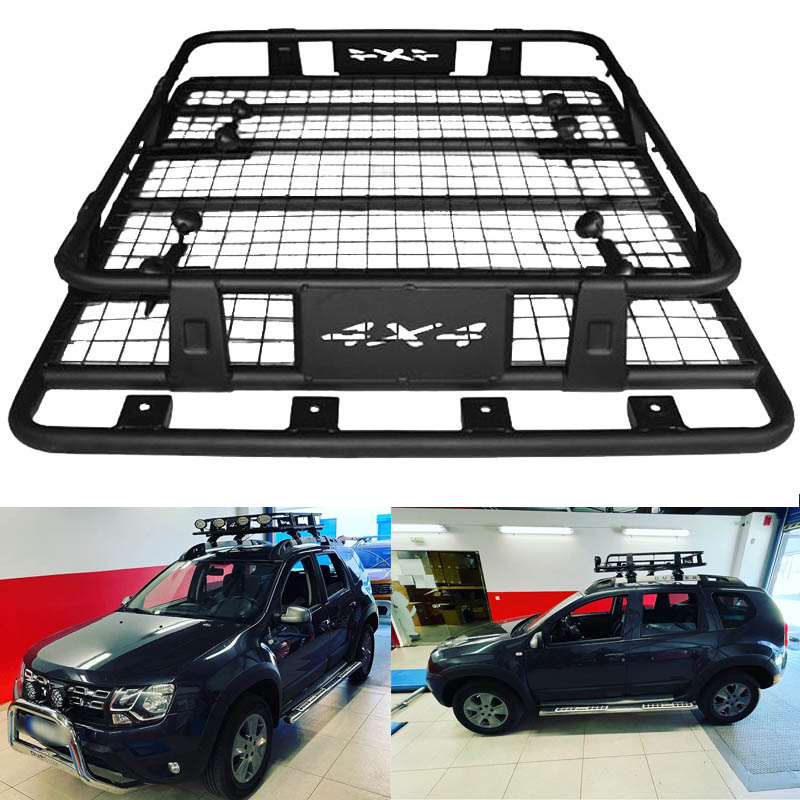 Βλησαρούλης Car Center - Σχάρα Οροφής Αυτοκινήτου Μεταλλική Μαύρη Safari 127x96cm 28826