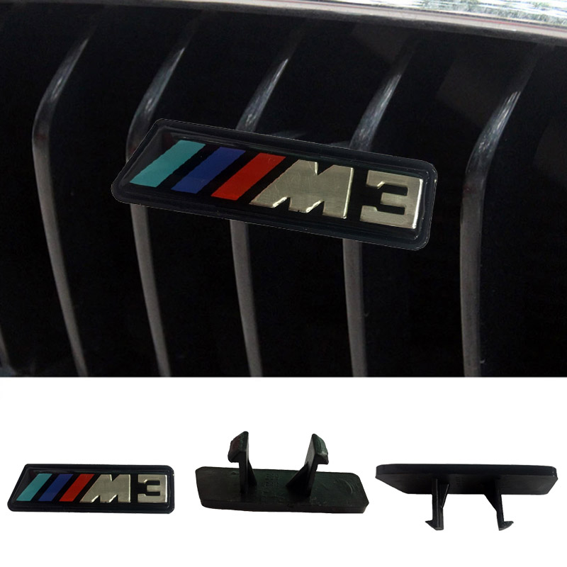 Βλησαρούλης Car Center - Σήμα M3 Για Καρδιές Bmw E36 / E46 Κουμπωτό 5.5cm x 1.8cm 1 Τεμάχιο