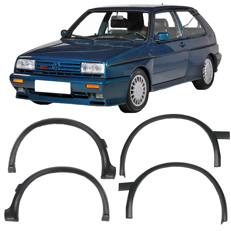 Βλησαρούλης Car Center - Πλαϊνά Φτερά Τροχών Για VW Golf ΙΙ (2) 87-91 Σετ 4 Τεμάχια