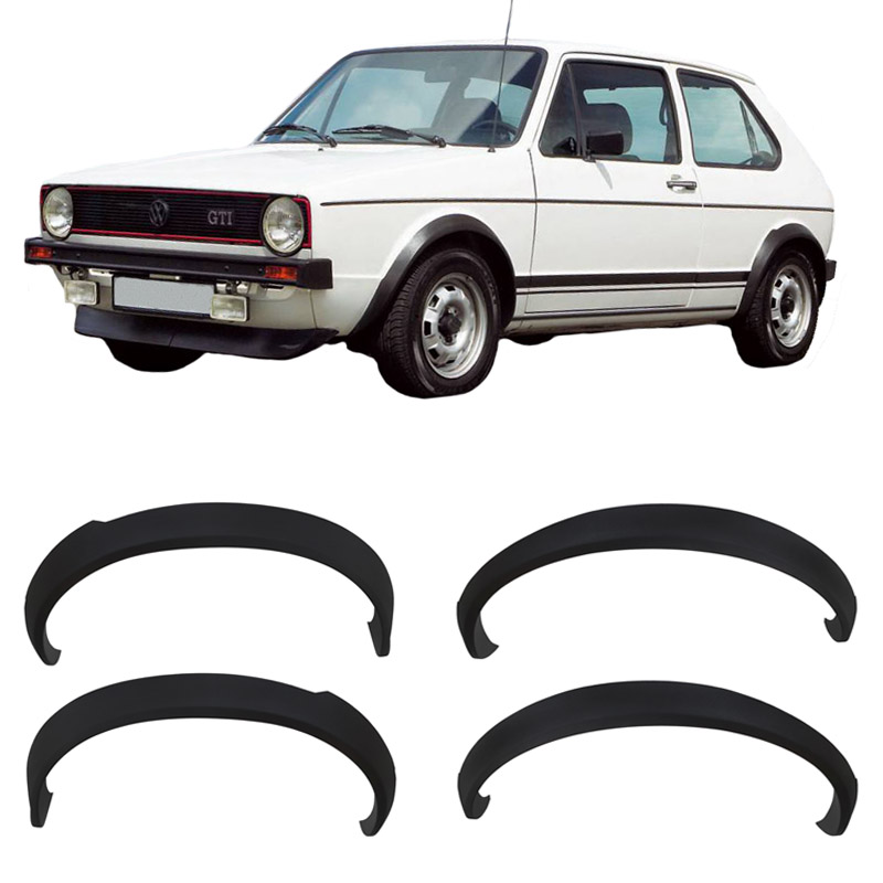 Βλησαρούλης Car Center - Πλαϊνά Φτερά Τροχών Για VW Golf Ι (1) 74-83 Σετ 4 Τεμάχια