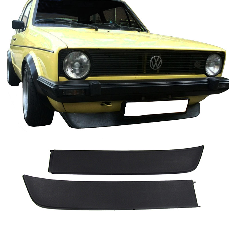 Βλησαρούλης Car Center - Μπροστινά Spoiler Δεξιά & Αριστερά Για  VW Golf I (1) 74-83 / Jetta I (1) 79-94  / Caddy I (1) 82-92 GTI Look 2 Τεμάχια