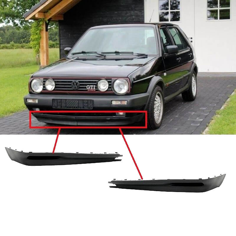 Βλησαρούλης Car Center - Μπροστινά Spoiler Δεξιά & Αριστερά Για  VW Golf II (2) 83-92 GTI Look 2 Τεμάχια