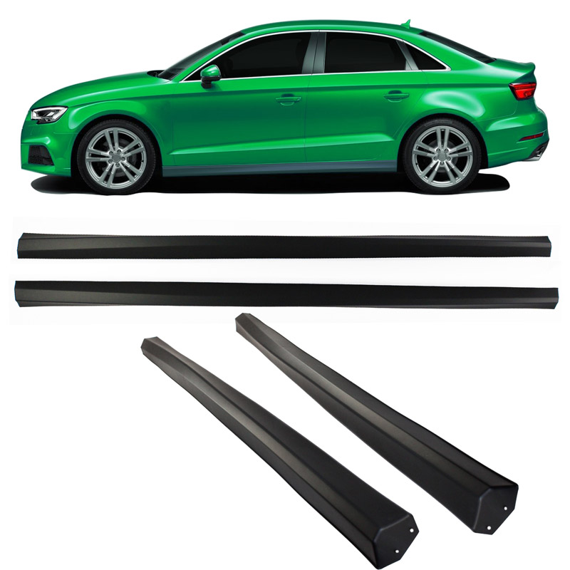 Βλησαρούλης Car Center - Πλαινά Μασπιέ Για Audi A3 8V 16-20 Sedan Από Abs Πλαστικό 2 Τεμάχια