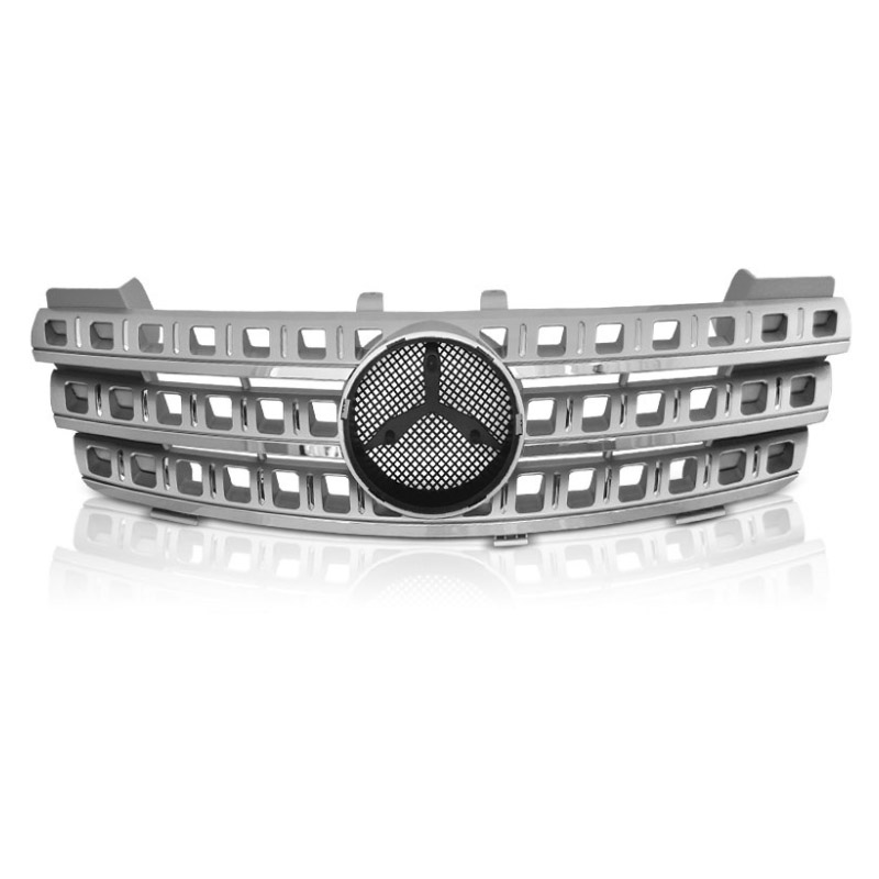 Βλησαρούλης Car Center - Μάσκα Για Mercedes-Benz ML-Class W164 05-08 Amg Look Ασημί/Χρώμιο 1 Τεμάχιο