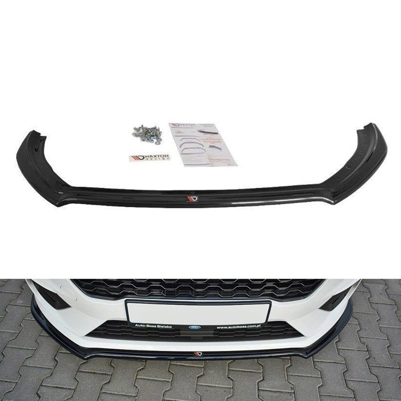 Βλησαρούλης Car Center - Μπροστινό Spoiler Για Ford Fiesta mk8 17+ ST & ST Line Έκδοση Glossy Black Maxton Design 1 Τεμάχιο