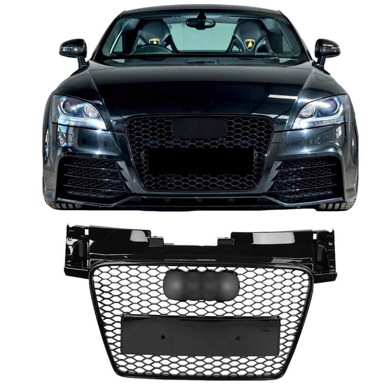 Βλησαρούλης Car Center - Μάσκα Για Audi TT 8J 06-14 TTRS Look  Κυψελωτή Γυαλιστερό Μαύρο 1 Τεμάχιο