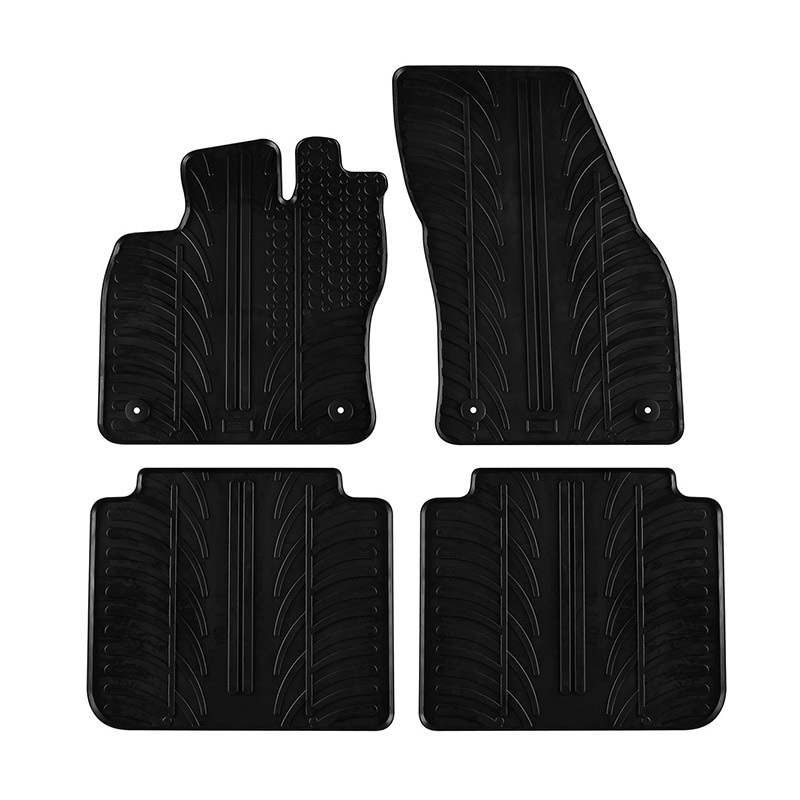 Βλησαρούλης Car Center - Πατάκια Αυτοκινήτου Gledring 0315 Seat Tarraco 2018- Μαύρο 4 Τεμάχια