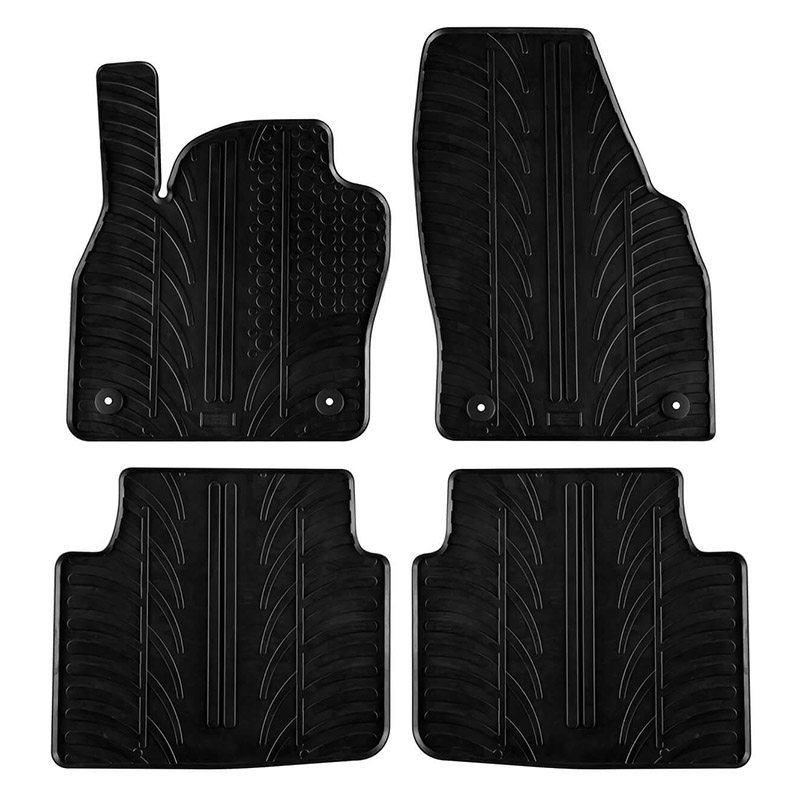 Βλησαρούλης Car Center - Πατάκια Αυτοκινήτου Gledring 0478 Skoda Kamiq 2019-  Μαύρο 4 Τεμάχια