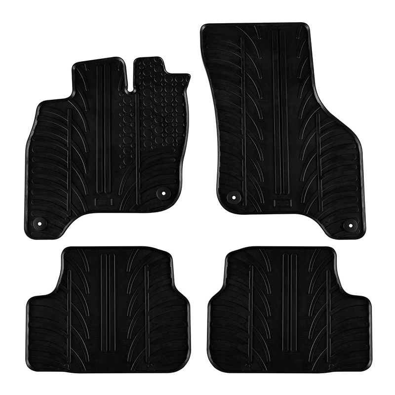 Βλησαρούλης Car Center - Πατάκια Αυτοκινήτου Gledring 0654 VW E-Golf VII Hatchback Electric 2014-2020 Μαύρο 4 Τεμάχια