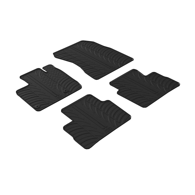 Βλησαρούλης Car Center - Πατάκια Αυτοκινήτου Gledring 0805 Nissan Qashqai 2021- Μαύρο 4 Τεμάχια