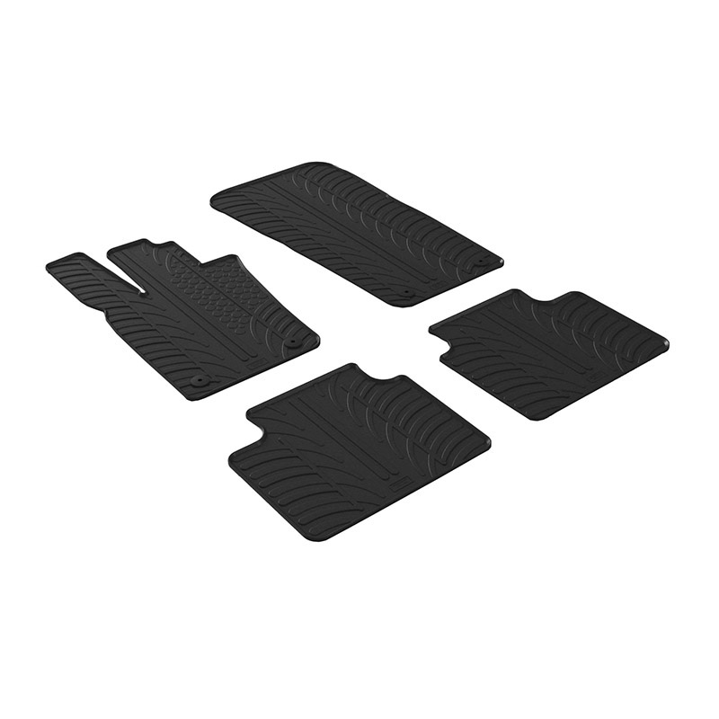 Βλησαρούλης Car Center - Πατάκια Αυτοκινήτου Gledring 0820 Porsche Panamera GT (971) G2 Liftback Αυτόματο 2016- Μαύρο 4 Τεμάχια
