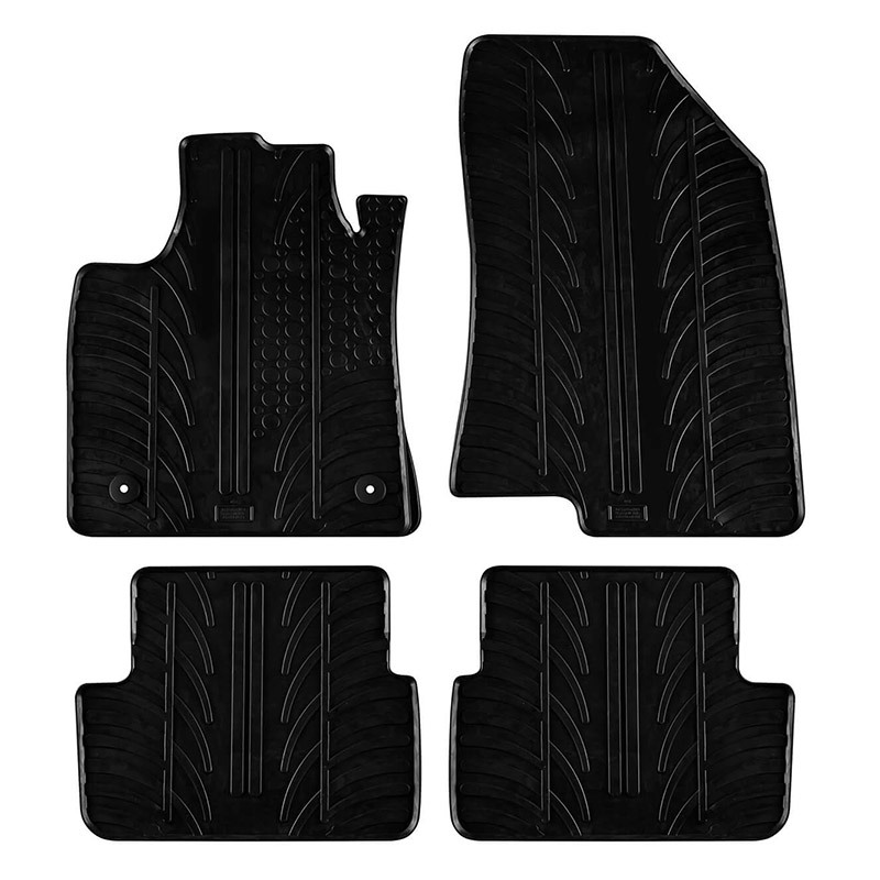 Βλησαρούλης Car Center - Πατάκια Αυτοκινήτου Gledring 0841 Dacia Sandero Stepway Hatchback 2021- Αυτόματο Μαύρο 4 Τεμάχια