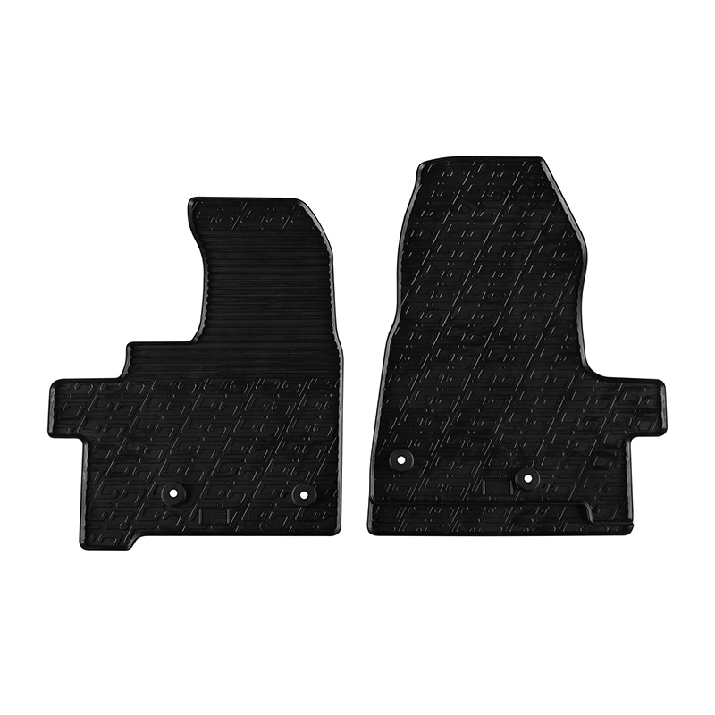 Βλησαρούλης Car Center - Πατάκια Αυτοκινήτου Gledring 0894 Ford Transit Custom Furgon / Kombi Furgon / Kombi Facelift Αυτόματο 2018- Μαύρο 2 Τεμάχια