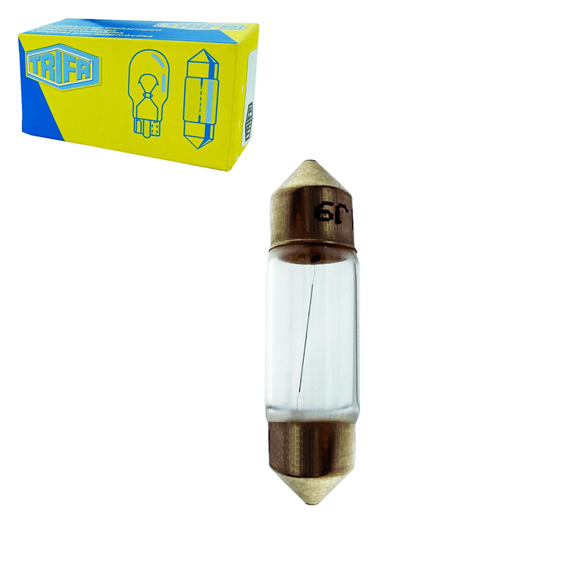 Βλησαρούλης Car Center - Λάμπα Σωληνωτή 24V 3W Sv7.5-8 8.2x28 Trifa 1202 1 Τεμάχιο