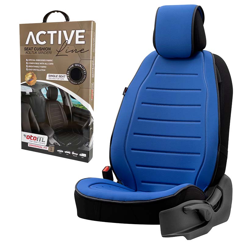 Βλησαρούλης Car Center - Πλατοκάθισμα Αυτοκινήτου Otom Active Line Ύφασμα Lacoste Ανάγλυφο Μπλε ACTL-105 1 Τεμάχιο