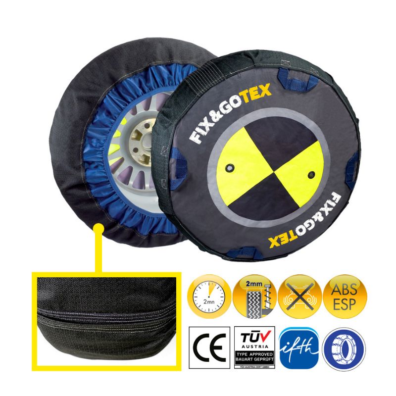 Βλησαρούλης Car Center - Αντιολισθητικό Πανί - Χιονοκουβέρτα Ελαστικών Fix&Go Tex Νo.A 2 Τεμάχια
