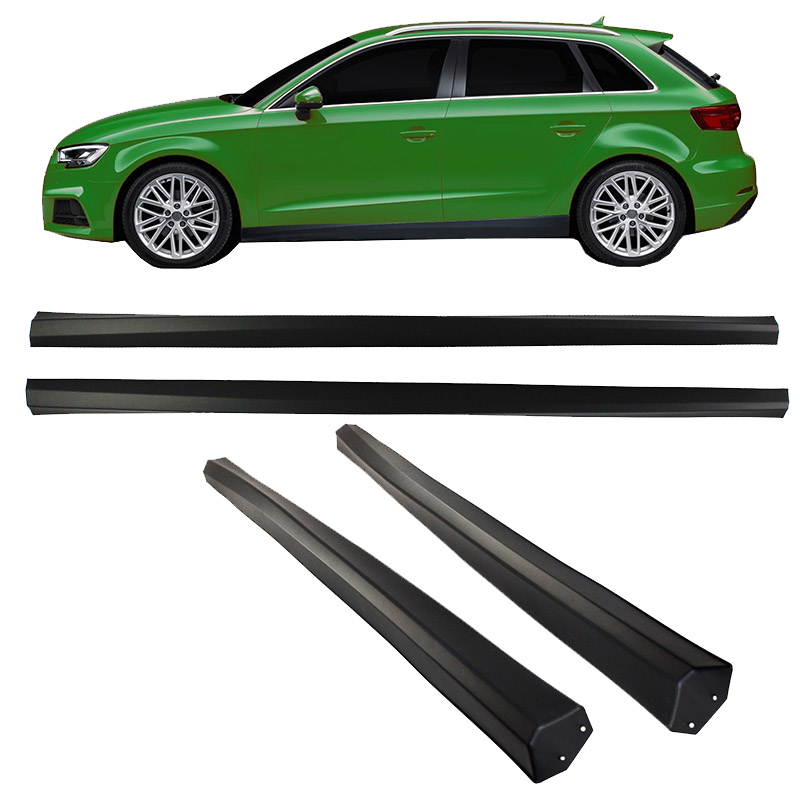 Βλησαρούλης Car Center - Πλαινά Μασπιέ Για Audi A3 8V 16-20 Hatchback/Sportback Από Abs Πλαστικό 2 Τεμάχια
