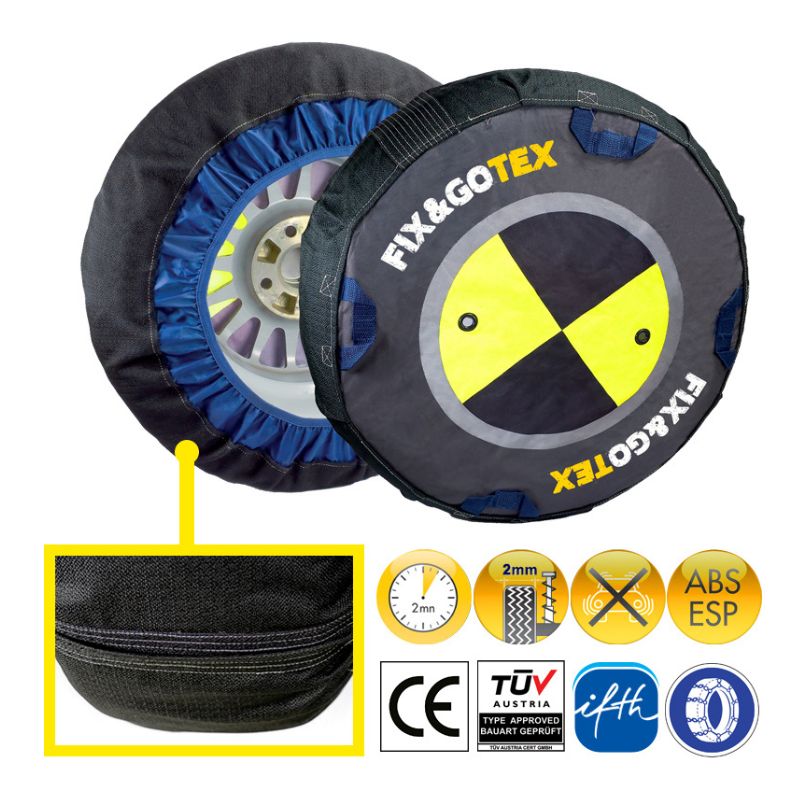 Βλησαρούλης Car Center - Αντιολισθητικό Πανί - Χιονοκουβέρτα Ελαστικών Fix&Go Tex Νo.K SUV 2 Τεμάχια