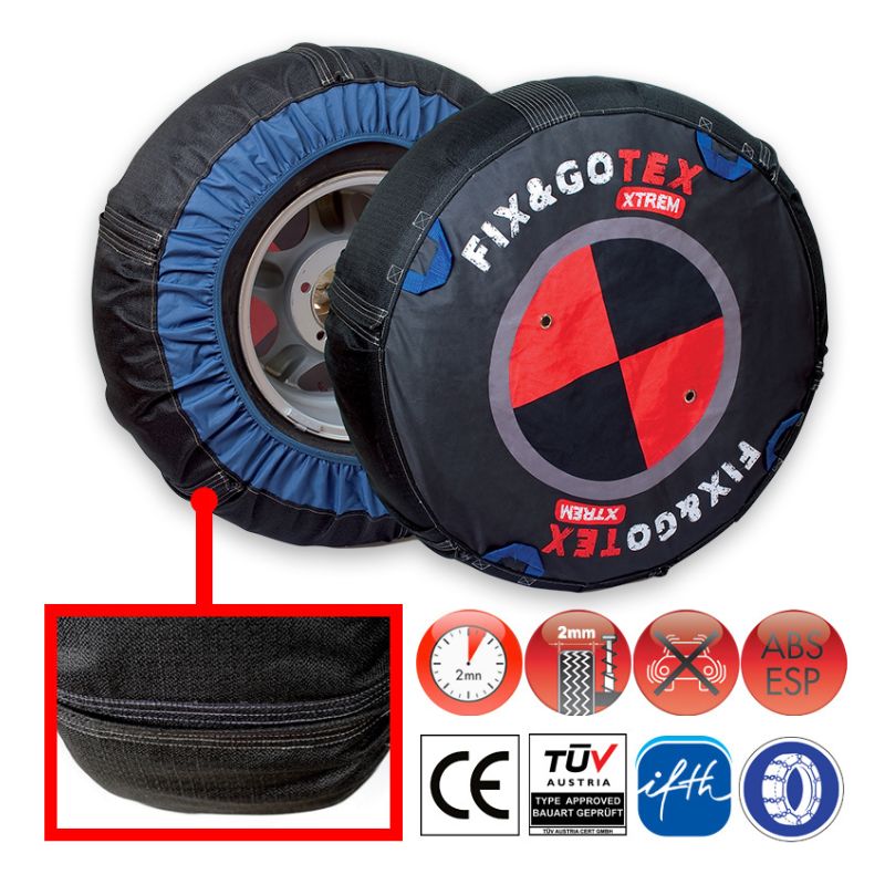 Βλησαρούλης Car Center - Αντιολισθητικό Πανί - Χιονοκουβέρτα Ελαστικών Fix&Go Tex Νo.K1 Jeep 2 Τεμάχια