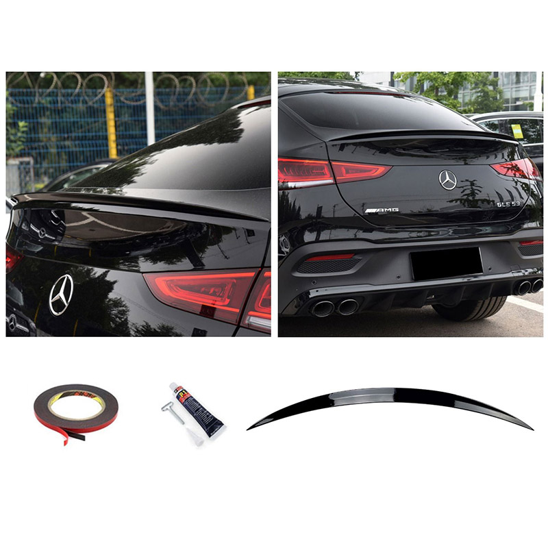 Βλησαρούλης Car Center - Αεροτομή Πορτ Παγκάζ Για Mercedes-Benz GLE Coupe C167 19+ Γυαλιστερή Μαύρη Από Abs Πλαστικό