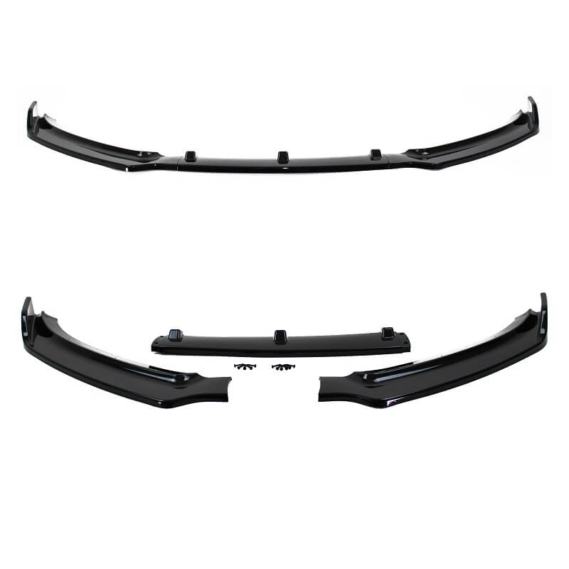 Βλησαρούλης Car Center - Μπροστινό Spoiler Για Audi A4 B8 11-15 Facelift Γυαλιστερό Μαύρο 3 Τεμάχια