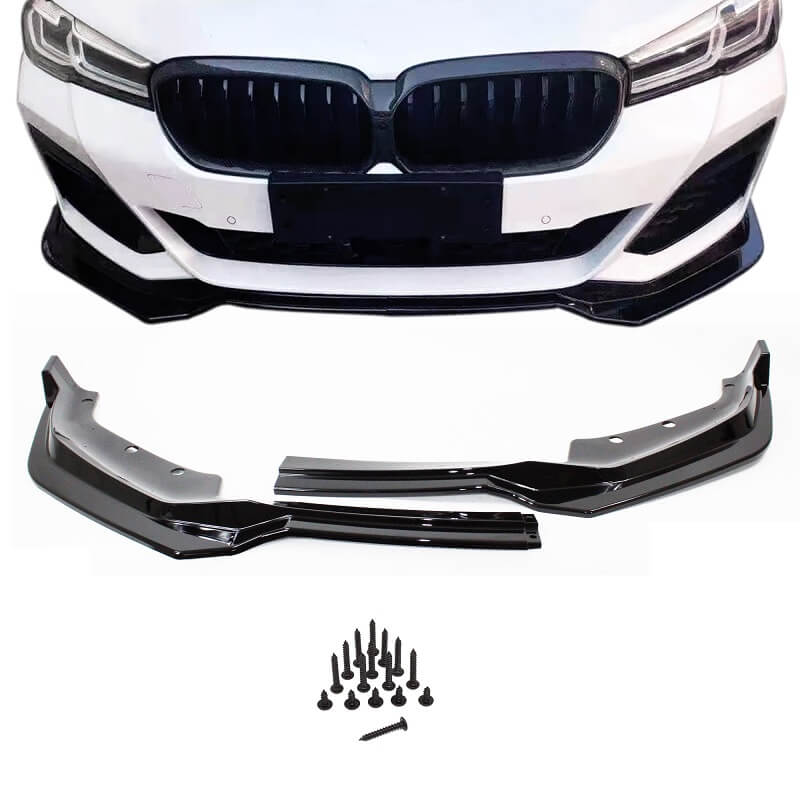 Βλησαρούλης Car Center - Μπροστινό Spoiler Για Bmw 5 G30/G31 17+ M-Packet Γυαλιστερό Μαύρο 2 Τεμάχια
