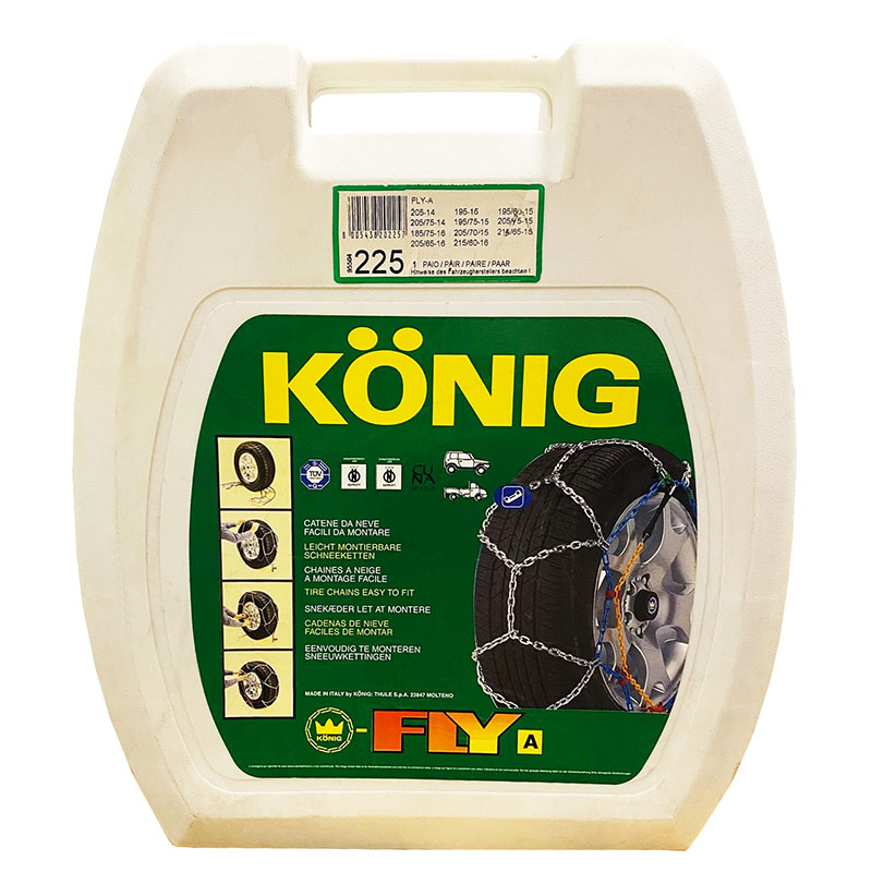 Βλησαρούλης Car Center - Αλυσίδες Χιονιού Konig Fly-A Jeep No225 2 Τεμάχια
