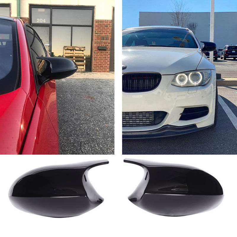 Βλησαρούλης Car Center - Καπάκια Καθρεφτών Για Bmw 1 E87/E81/E82/E88, 3 E90, E91 05-08 / E92, E93 06-10 M3/M4 Look Μαύρο Γυαλιστερό 2 Τεμάχια