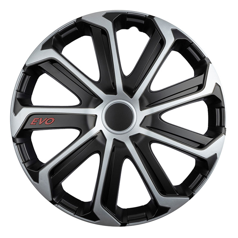 Βλησαρούλης Car Center - Τάσια Τροχών Αυτοκινήτου 16" Evo 109764 Μαύρο-Ασημί 4 Τεμάχια 34407