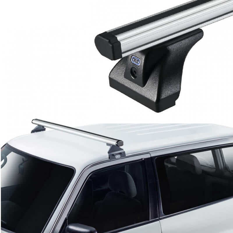 Βλησαρούλης Car Center - Μπάρα Οροφής Αλουμινίου CRUZ 924-085 Alu Cargo AF1-128cm Ασημί 1 Τεμάχιο